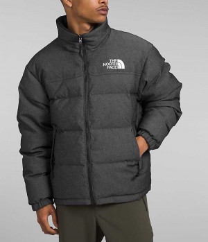 Black The North Face ’92 Reversible Nuptse Men's Puffer Jacket | MALAYSIA LDIOPF