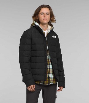 Black The North Face Aconcagua 3 Men's Puffer Jacket | MALAYSIA HNQSBE