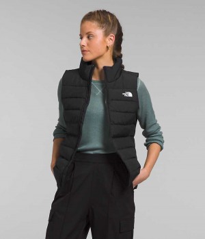 Black The North Face Aconcagua 3 Women's Vest | MALAYSIA GLHKIB