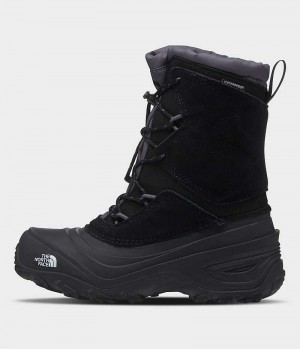 Black The North Face Alpenglow V Waterproof Boys' Winter Boots | MALAYSIA RMPLSO