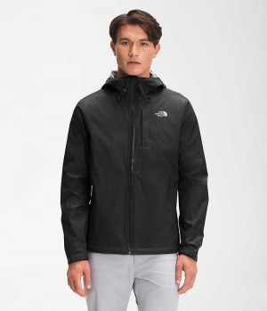 Black The North Face Alta Vista Men's Rain Jacket | MALAYSIA XBRTKS