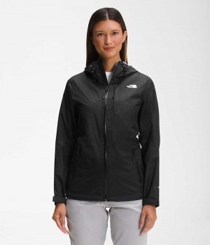 Black The North Face Alta Vista Women's Rain Jacket | MALAYSIA MEPNQO