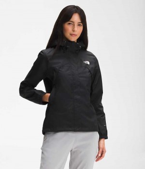 Black The North Face Antora Women's Rain Jacket | MALAYSIA IMRJLZ