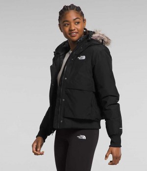 Black The North Face Arctic Women's Bomber Jacket | MALAYSIA EPJACS