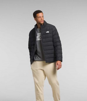 Black The North Face Big Aconcagua 3 Men's Puffer Jacket | MALAYSIA OYLFDP