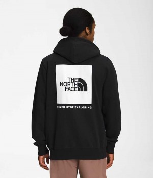 Black The North Face Box NSE Pullover Men's Hoodie | MALAYSIA BAHETP