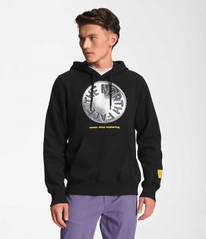 Black The North Face Brand Proud Men's Hoodie | MALAYSIA NJYVXA