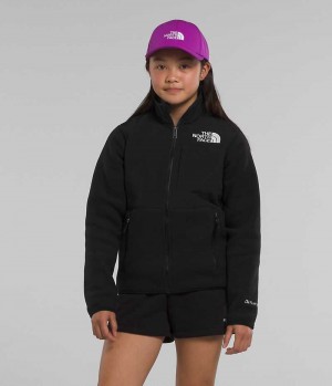 Black The North Face Denali Girls' Fleece Jacket | MALAYSIA VHJFOQ