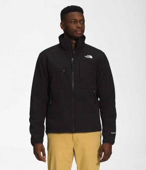 Black The North Face Denali Men's Fleece Jacket | MALAYSIA WNHKCX