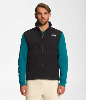 Black The North Face Denali Men's Vest | MALAYSIA ABJKRD