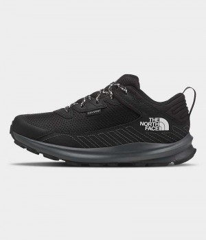 Black The North Face Fastpack Hiker Waterproof Girls' Sneakers | MALAYSIA ERGAQZ