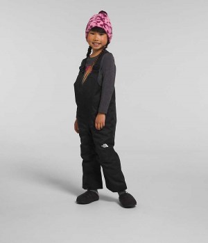 Black The North Face Freedom Insulated Girls' Bib Pants | MALAYSIA HBCPAV