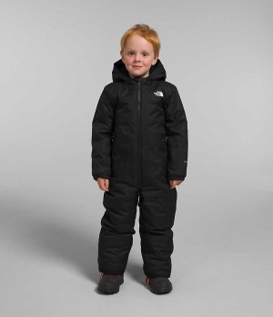 Black The North Face Freedom Snow Suit Boys' Puffer Jacket | MALAYSIA WVYBIT