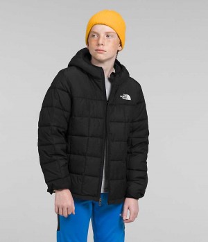 Black The North Face Lhotse Boys' Puffer Jacket | MALAYSIA EYPCHU