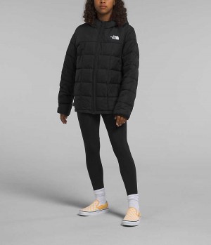 Black The North Face Lhotse Girls' Puffer Jacket | MALAYSIA DAZWBL