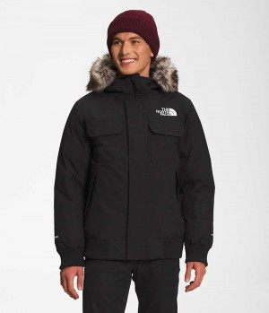 Black The North Face McMurdo Men's Bomber Jacket | MALAYSIA XIOMSE