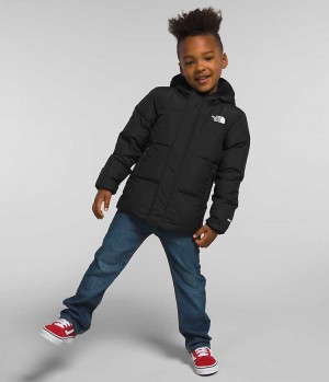 Black The North Face North Hooded Boys' Puffer Jacket | MALAYSIA LXPHEQ