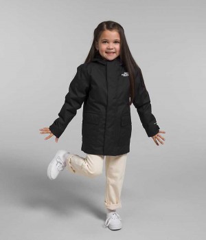 Black The North Face North Triclimate® Girls' Puffer Jacket | MALAYSIA AOKNHY