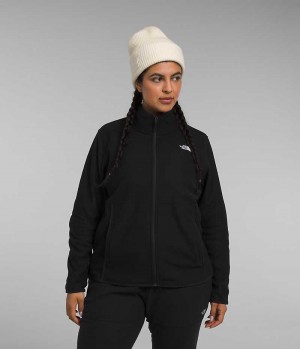 Black The North Face Plus Alpine Polartec® 100 Women's Fleece Jacket | MALAYSIA TOWELS