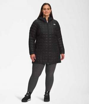 Black The North Face Plus ThermoBall™ Eco Women's Coat | MALAYSIA TLDBZP