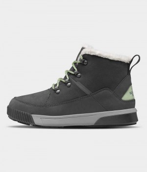 Black The North Face Sierra Mid Lace Waterproof Women's Winter Boots | MALAYSIA VQIKAG