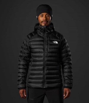 Black The North Face Summit Series Breithorn Men's Hooded Jacket | MALAYSIA XAHUMC