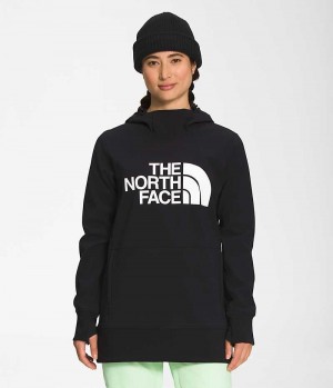 Black The North Face Tekno Pullover Women's Hoodie | MALAYSIA CBRYNE