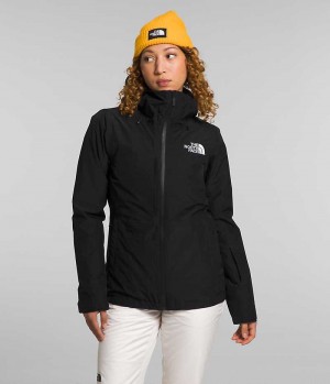 Black The North Face ThermoBall™ Eco Snow Triclimate® Women's Insulated Jacket | MALAYSIA PVILKH