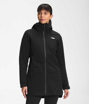 Black The North Face ThermoBall™ Eco Triclimate® Women's Coat | MALAYSIA WMTCRJ