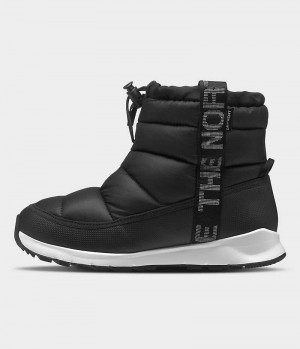 Black The North Face ThermoBall™ Pull-On Waterproof Boys' Winter Boots | MALAYSIA LKATWY