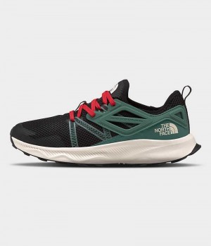 Black / Green The North Face Oxeye Men's Hiking Shoes | MALAYSIA KPSYMX