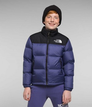 Blue The North Face 1996 Retro Nuptse Boys' Puffer Jacket | MALAYSIA XRQNFT