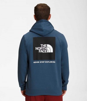 Blue The North Face Box NSE Pullover Men's Hoodie | MALAYSIA UDSNEV