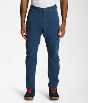 Blue The North Face Field 5-Pocket Men's Pants | MALAYSIA ABWCTK