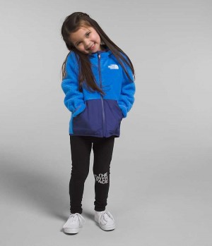 Blue The North Face Forrest Full-Zip Hoodie Girls' Fleece Jacket | MALAYSIA FIDYLQ