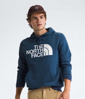 Blue The North Face Half Dome Pullover Men's Hoodie | MALAYSIA ZREJQM