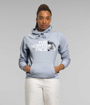 Blue The North Face Half Dome Pullover Women's Hoodie | MALAYSIA QOAEKR