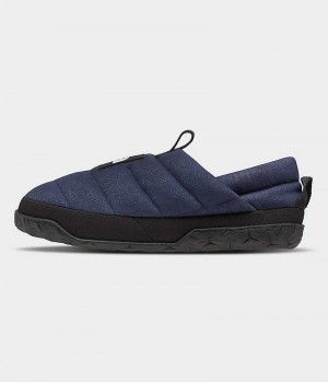 Blue The North Face Nuptse Denim Women's Mules | MALAYSIA LVAQUE