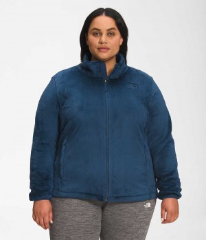 Blue The North Face Plus Osito Women's Fleece Jacket | MALAYSIA SBUAJV