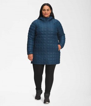 Blue The North Face Plus ThermoBall™ Eco Women's Coat | MALAYSIA JGBYZW