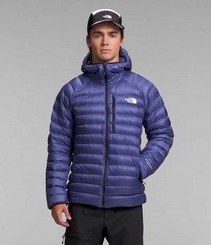 Blue The North Face Summit Series Breithorn Men's Hooded Jacket | MALAYSIA GKUVBA