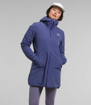 Blue The North Face ThermoBall™ Eco Triclimate® Women's Coat | MALAYSIA FZYBNT