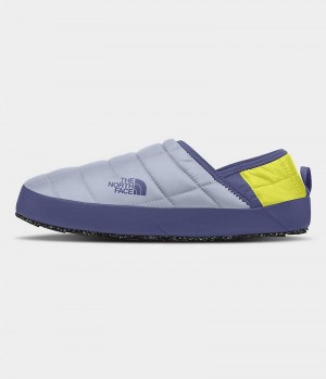 Blue The North Face ThermoBall™ Traction V Women's Mules | MALAYSIA SWKNMD