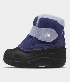 Blue / Black The North Face Alpenglow II Boys' Winter Boots | MALAYSIA HMSCPY