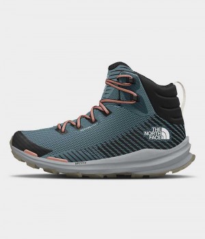 Blue / Black The North Face VECTIV™ Fastpack Mid FUTURELIGHT™ Women's Hiking Boots | MALAYSIA ROLWPG