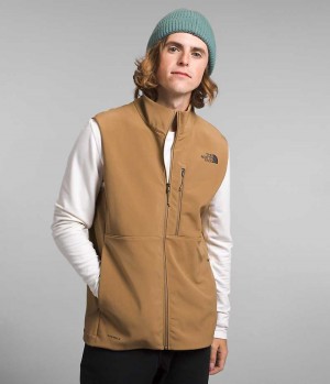 Brown The North Face Apex Bionic 3 Men's Vest | MALAYSIA TSMDQH