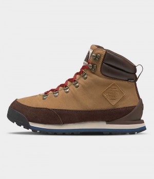 Brown The North Face Back-To-Berkeley IV Leather Waterproof Men's Winter Boots | MALAYSIA VMHWNS