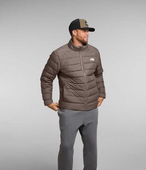 Brown The North Face Big Aconcagua 3 Men's Puffer Jacket | MALAYSIA YJUPTO