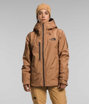 Brown The North Face Dawnstrike GTX Women's Insulated Jacket | MALAYSIA VGYOQI