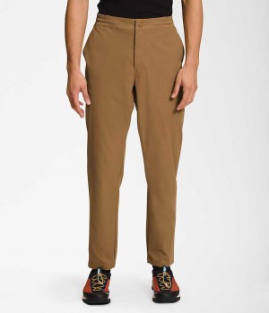 Brown The North Face Standard Tapered Men's Pants | MALAYSIA IXPVCL